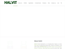 Tablet Screenshot of halvit.com